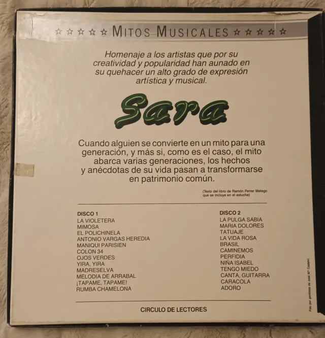 Doble Vinilo Sara Montiel Ed. Coleccionista