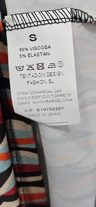 Vestido estampado nuevo