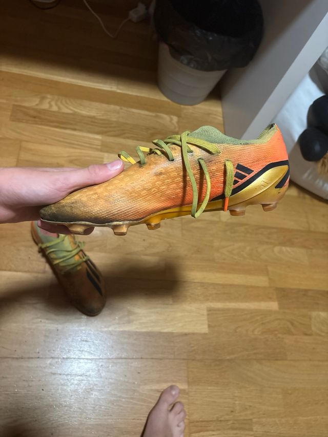 Botas de fútbol Adidas Naranja/Amarillo