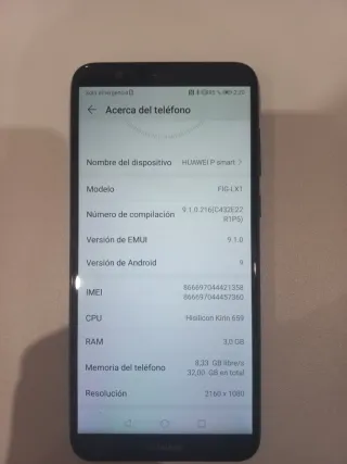 Telefono Huawei P Smart Nero