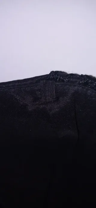 Vestido fiesta negro encaje talla 36