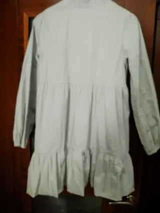 Vestido Zara gris corto talla S