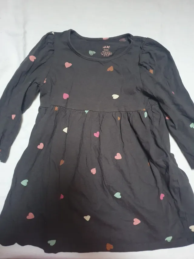 Lote 2 vestidos niña manga larga