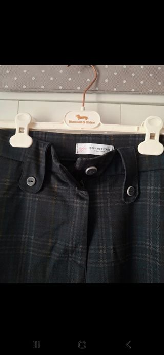 Pantaloni donna quadri taglia M