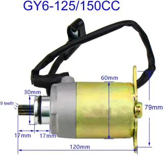 Arrancador Moto Scooter 50cc 80cc
