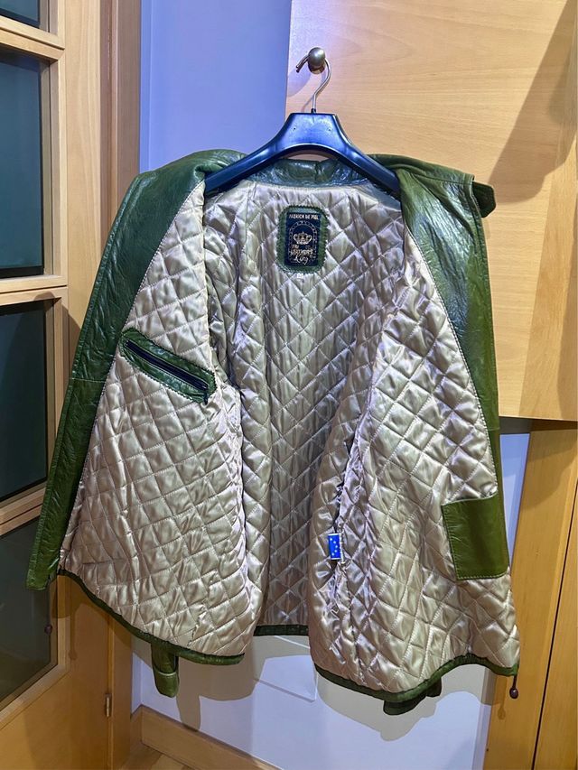 Chaqueta de cuero ovino auténtico – Talla 52