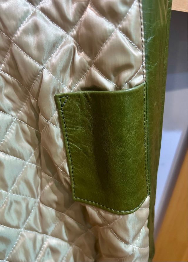 Chaqueta de cuero ovino auténtico – Talla 52