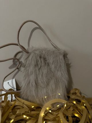 Porta cellulare eco pelliccia vari colori