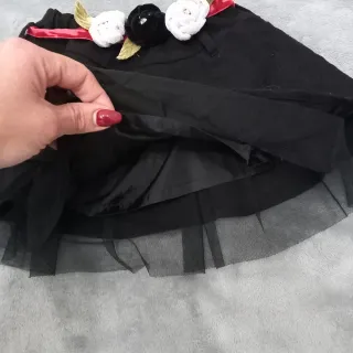 Gonna bimba 4 anni con balze e tulle