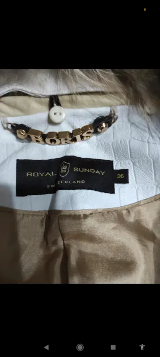 Giubbino vera pelle bianco donna