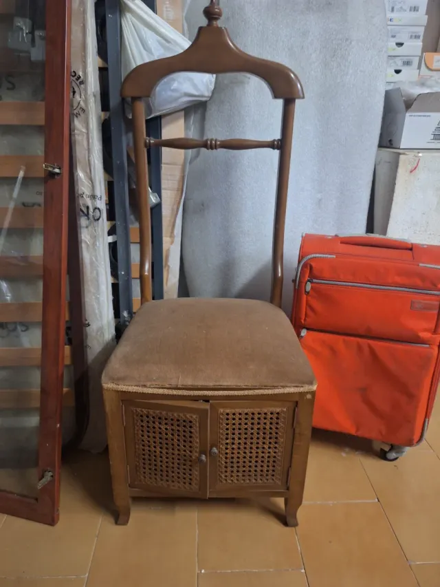 Galán de noche antiguo madera