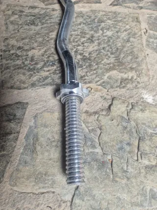 Barra Z para cuel biceps y triceps pesas gimnasio