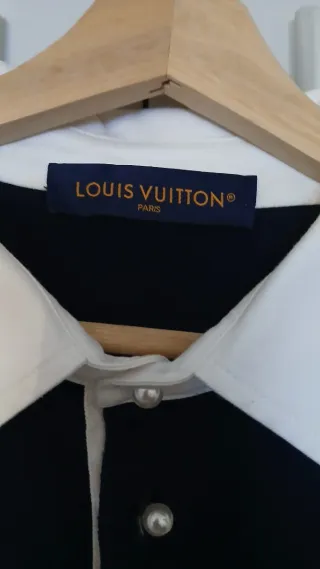 Camisa Polo Louis Vuitton Hombre Azul/Blanco