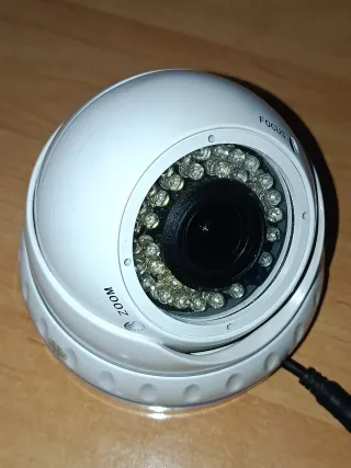 Cámara Vigilancia Exterior Blanca