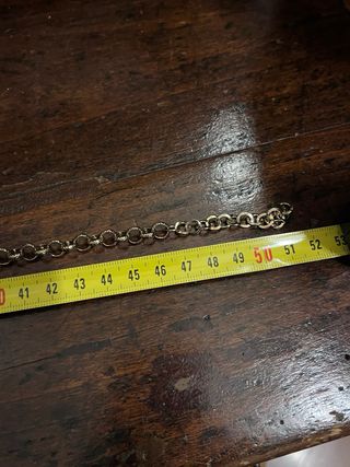 Collana vintage con ciondoli oro e viola