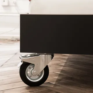 Estructura de Cama baja y Colchón tipo Futón