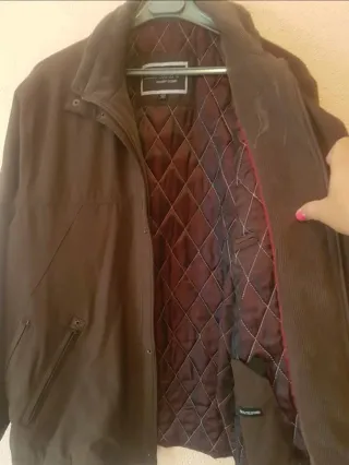 Chaquetón caballero talla 50 marrón