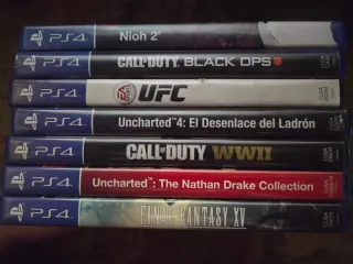 Pack de 7 juegos de playstation 4