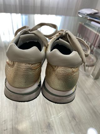 Zapatillas Premiata Doradas