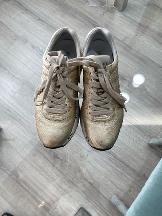 Zapatillas Premiata Doradas