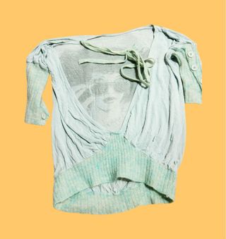 Camiseta Custo Dibujo Mujer Espalda Descubierta