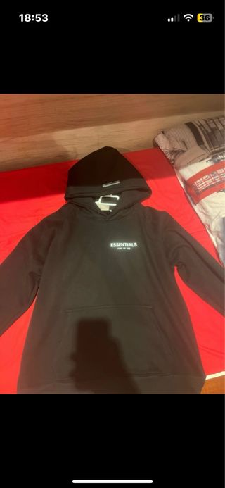 Sudadera Essentials Negra