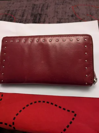 Cartera mujer Adolfo Dominguez granate