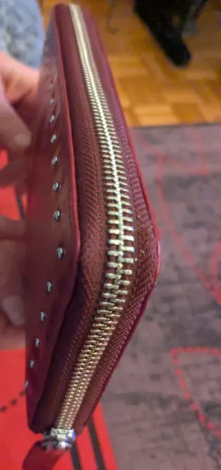 Cartera mujer Adolfo Dominguez granate