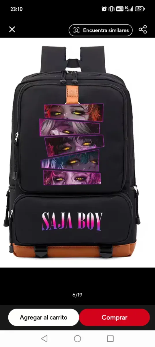 Mochila escolar Saja Boy