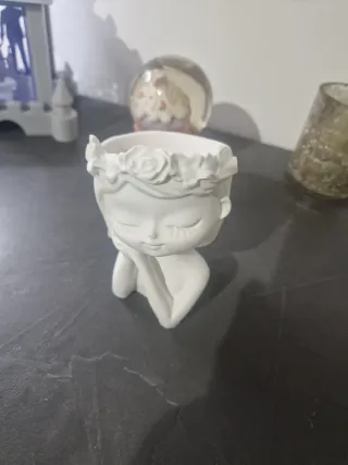 Vaso decorativo figura ragazza