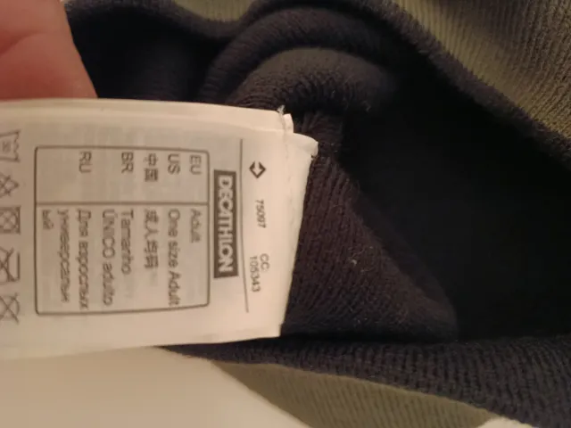 Cuello Decathlon verde para frío