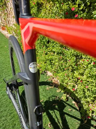 Bicicleta Merida Reacto 4000, talla M. Ruedas carb