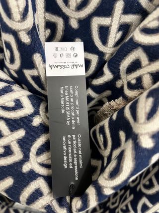 Sciarpa Marta Marzotto Donna Blu e Bianca