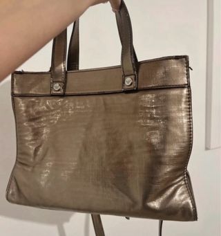 Borsa Emporio Armani oro/argento
