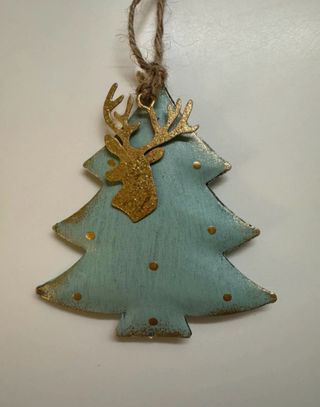 Decorazione Albero Natale Appeso Renna