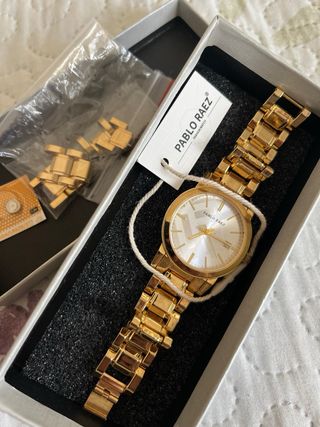 Reloj PABLO RAEZ Mujer Dorado y Plateado
