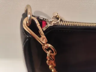 Bolso Purificación García Negro Cadena dorada