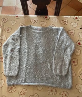 Maglioncino pelosetto azzurro