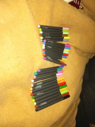 28 Penne a Punta Fine in Vari Colori