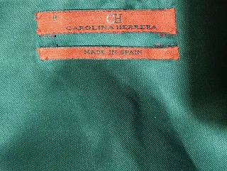 Vestido Carolina Herrera Verde.