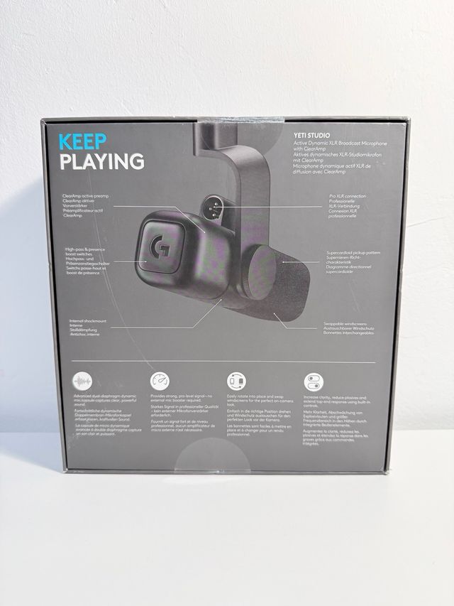 Logitech Yeti Studio Micrófono XLR 3 Años Garantía