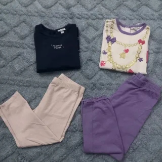 Set 2 pigiami bambina Fagottino 24-30 mesi