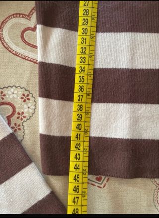 Maglioncino crop a righe