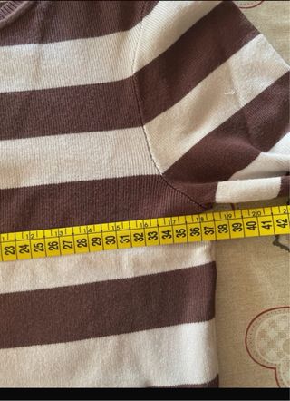 Maglioncino crop a righe