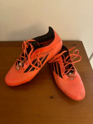Adidas F50 Naranja y Negro Talla