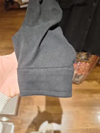 Sobrecamisa negra antelina