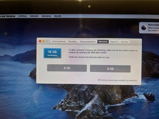 MacBook Pro 13 2012 con MacOS y Windows. i5/16Gb
