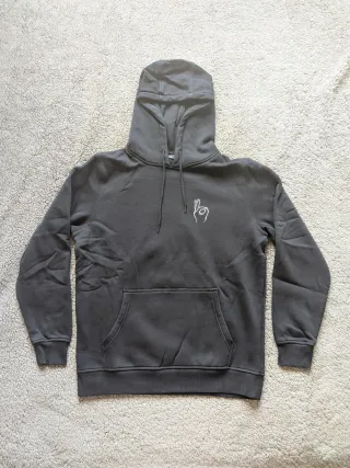 Sudadera Talla XL negra con capucha hombre