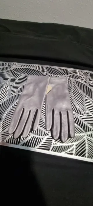 Guantes de piel mujer talla 7