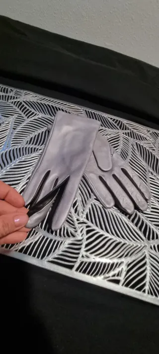 Guantes de piel mujer talla 7